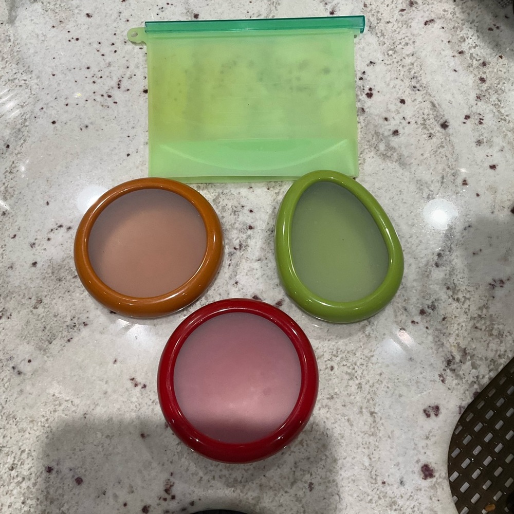 Joie onion, avocado, tomatoe and other brand food saver bag